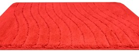Kúpeľňový koberček Sara Red červený Fale