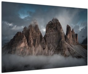 Obraz - Tri Zuby, Talianske Dolomity (90x60 cm)