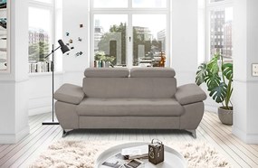 Dvojsedák Gisele, béžová taupe látka