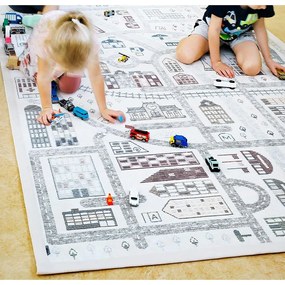 Biely obojstranný detský koberec Narma Ülejõe, 160 x 230 cm