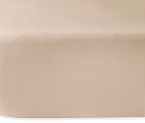 SATÉNOVÉ PRESTIERADLO 160X200 CM SVETLOBÉŽOVÉ