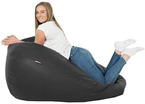 Sedací vak SAKO čierny ekokoža