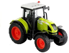 LEAN TOYS Traktor s cysternou 37.5 cm - zelený