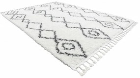 Kusový koberec Shaggy Dafo krémový 200x290cm