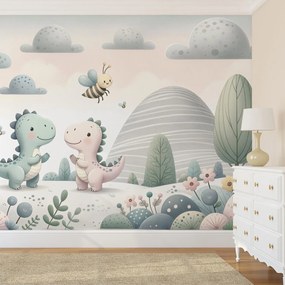 Fototapeta - Šťastní dinosauri (147x102 cm)