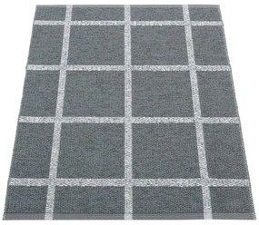 Antracitový vnútorný a vonkajší koberec 70x100 cm Ada Granit – Pappelina