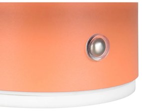 Oranžové LED nástenné svietidlo na USB Davey – Trio