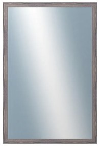 DANTIK - Zrkadlo v rámu, rozmer s rámom 40x60 cm z lišty KASSETTE tmavošedá (3056)