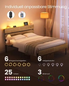 Manželská posteľ 140 cm RMB104HC01