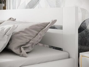 Jednolôžková posteľ 90 cm Matilly (biela). Vlastná spoľahlivá doprava až k Vám domov. 1092483
