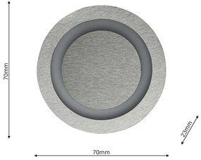 Schodiskové LED svietidlo Oti Max, 1x LED 0,6w, 3000k, s