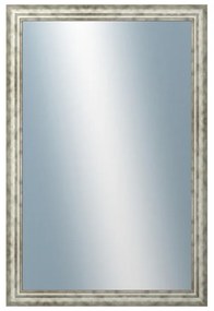DANTIK - Zrkadlo v rámu, rozmer s rámom 80x160 cm z lišty TRITON široký strieborný (2950)