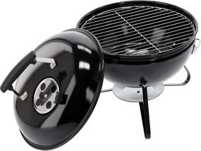 CH Prenosný záhradný gril na drevené uhlie s vekom
