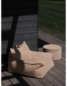 Svetlohnedý menčestrový detský sedací vak Chair – Wigiwama