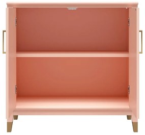 Ružová skrinka 86x85x41 cm Westerleigh – CosmoLiving by Cosmopolitan