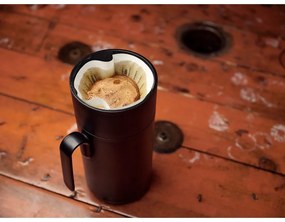 Čierna termoska 1 l Singles – Zone