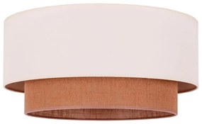 Duolla - Stropné svietidlo BOHO 3xE27/15W/230V pr. 60 cm béžová/hnedá