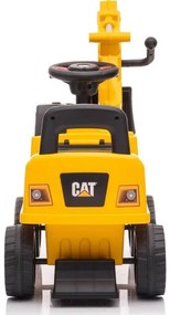 Odrážadlo báger CAT 2xAA žltá/čierna