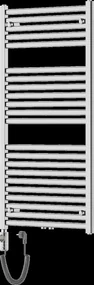 Mexen Hades, elektrické vykurovacie teleso 1200 x 600 mm, 600 W, chrómová, W104-1200-600-2600-01
