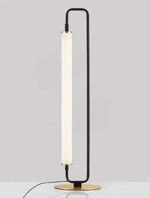 LED čierna stolná lampa Wetro 18