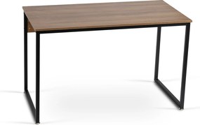 Písací stôl Ross 120 cm dub rustikálny/čierny