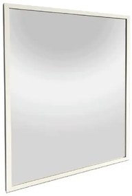 Zrkadlo Naturel Oxo v bielom ráme, 80x80 cm, ALUZ8080B, 1 ks