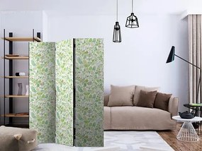 Paraván - Plants Stained Glass [Room Dividers] Veľkosť: 135x172, Verzia: Jednostranný