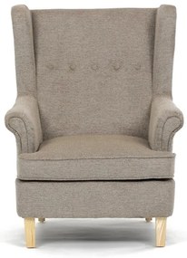 Autronic BONTEC Kreslo ušiak, béžová látka, AK-388 BGE2 Farba: Čierna