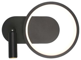 LED Nástenné svietidlo LED/14W/230V 3000K čierna