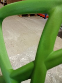 AKCIA Zelená plastová stolička KATO II. akosť