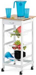 Servírovací stolík DR-043 Farba: Biela