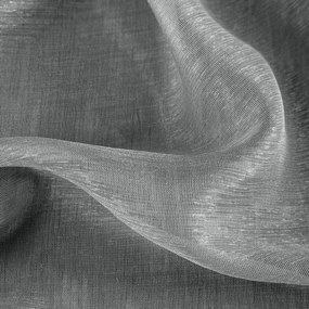 ZÁCLONA NA KRÚŽKOCH REBECCA 140X250 CM SIVÁ