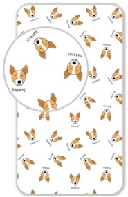 Bavlnená plachta 90 × 200 cm – Basenji