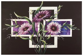 Gario Ručne maľovaný obraz Astry Rozmery: 120 x 80 cm