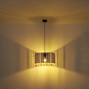 Globo 15450H - Luster na lanku ABINY 1xE27/60W/230V zlatá/čierna