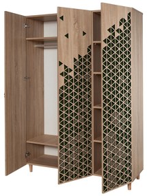 Šatníková skriňa Modella 121 (dub sonoma). Akcia -18%. Vlastná spoľahlivá doprava až k Vám domov. 1088280
