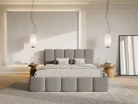 Manželská posteľ 140 cm Cirsten 140B (s roštom) (sivá). Vlastná spoľahlivá doprava až k Vám domov. 1099525