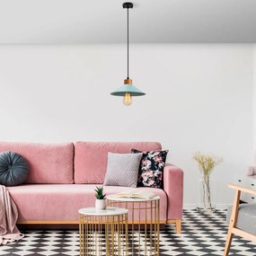 Závesné svietidlo s kovovým tienidlom ø 24 cm Gece – Opviq lights