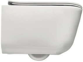 Kerasan Kerasan, TRIBECA závesná WC misa, Rimless, 35x54cm, biela, 511401