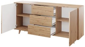 Komoda Treksona 2D3SZ (dub artisan) . Vlastná spoľahlivá doprava až k Vám domov. 1103690
