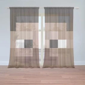 Sablio Záclony Blocks Tvár: 2ks 150x250cm