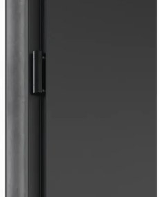 Kovové vchodové dvere P68 Artemida 90 P tmavý antracit