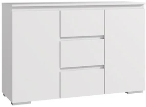 Komoda 120 cm, biela