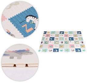 Penová podložka pre deti 200 x 150 cm, abeceda, ECOTOYS