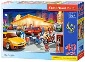 Castorland Puzzle 40-prvková čerpacia stanica MAXI