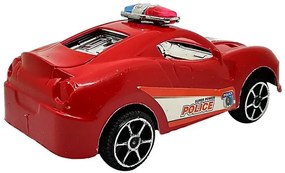 LEAN TOYS Sada policajných automobilov na naťahovanie - 6 ks