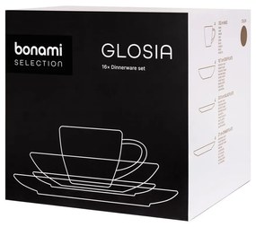 Béžová kameninová jedálenská súprava 16 ks Glosia - Bonami Selection