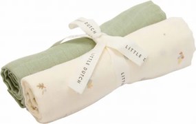 Little Dutch Plienky 70x70cm Forest Treasures & Sage 2ks