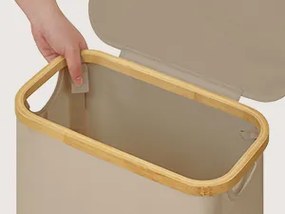 Koš na prádlo Leslie 65 L hnědý