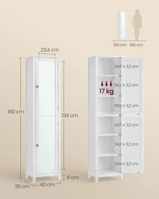 Kúpeľňová skrinka BBC764WH01